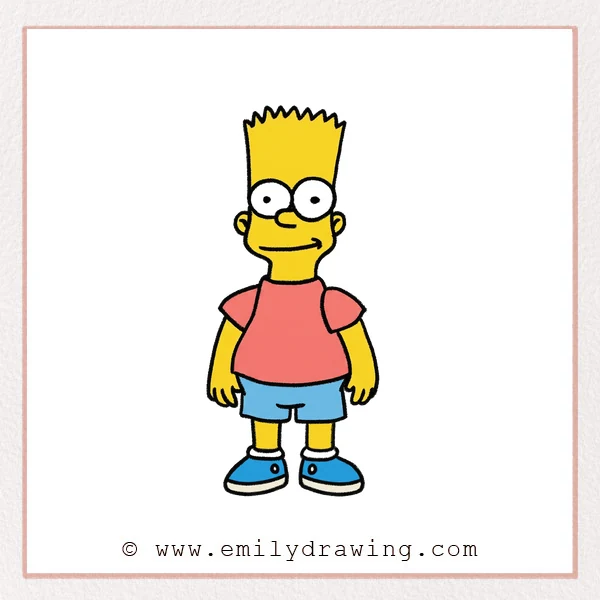 Preview of Bart Simpson drawing